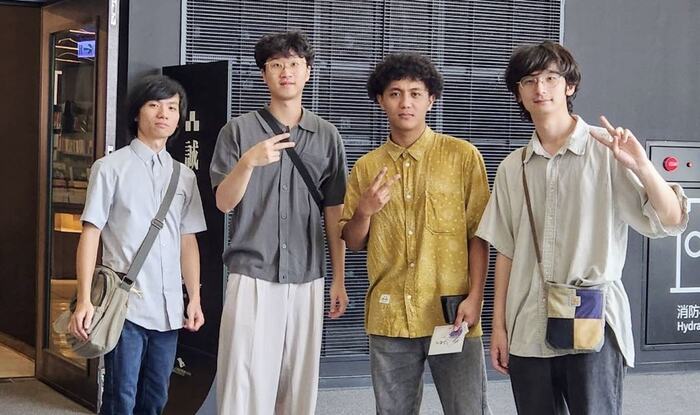 左起：湯銘鴻、余帛諭、李昱杰、游鎮鍇